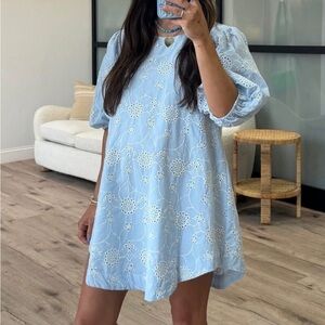 Shop Talulah Cape Cod Eyelet Shift Dress